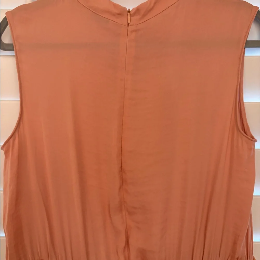 Naked Zebra Peach Ruched Mini Dress - Picture 7 of 8